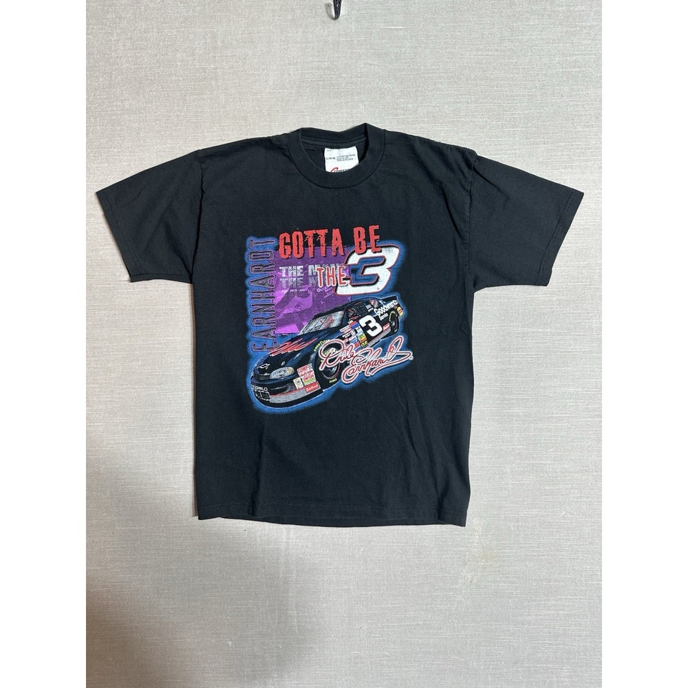 Vintage Dale Earnhardt #3 Black Competitors View‎ T-Shirt Youth Large Womens XS